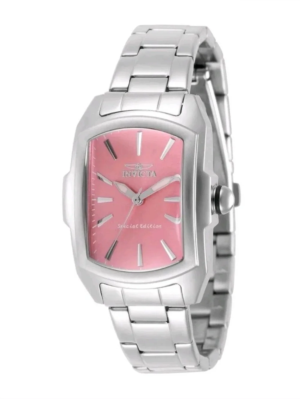 NEW Invicta Lupah Women's Watch  29mm Steel 24113 Pink Dial Stainless Steel Case